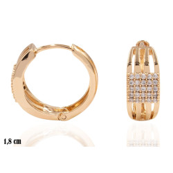 Kolczyki Xuping pozłacane 18k - MF40392