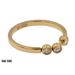 Pierścionek Xuping Stal 316L - MF40148