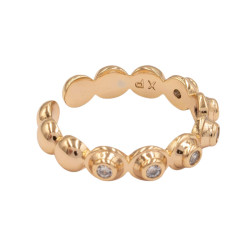 Pierścionek Xuping pozłacany 18k - MF40400