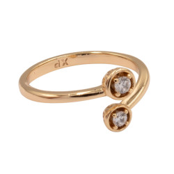 Pierścionek Xuping pozłacany 18k - MF40412