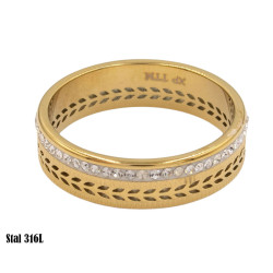 Pierścionek Xuping Stal 316L - MF40216