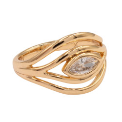 Pierścionek Xuping pozłacany 18k - MF40407