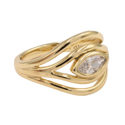 Pierścionek Xuping pozłacany 14k - MF40248