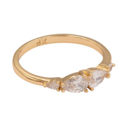 Pierścionek Xuping pozłacany 18k - MF40406