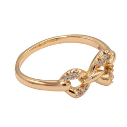 Pierścionek Xuping pozłacany 18k - MF40411