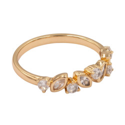 Pierścionek Xuping pozłacany 18k - MF40409