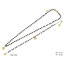 Naszyjnik + Bransoletka Merebilo Stal 316L - MF3243031AG3