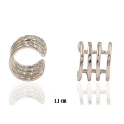 Kolczyki CM [nausznice] miedź rodowana - MF41179