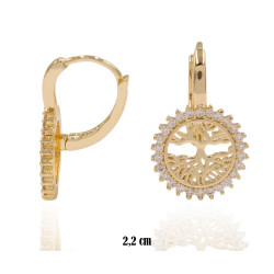 Kolczyki CM miedź pozłacana 14k - MF41366