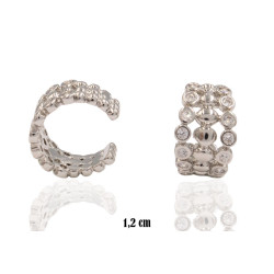 Kolczyki CM [nausznice] miedź rodowana - MF41200E