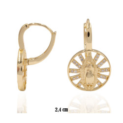 Kolczyki CM miedź pozłacana 14k - MF41365