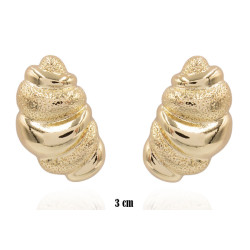 Kolczyki CM miedź pozłacana 14k - MF41289