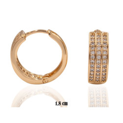 Kolczyki Xuping pozłacane 18k - MF40393
