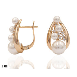 Kolczyki Xuping pozłacane 18k - MF40328
