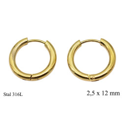 Kolczyki Stal 316L - MF41091B