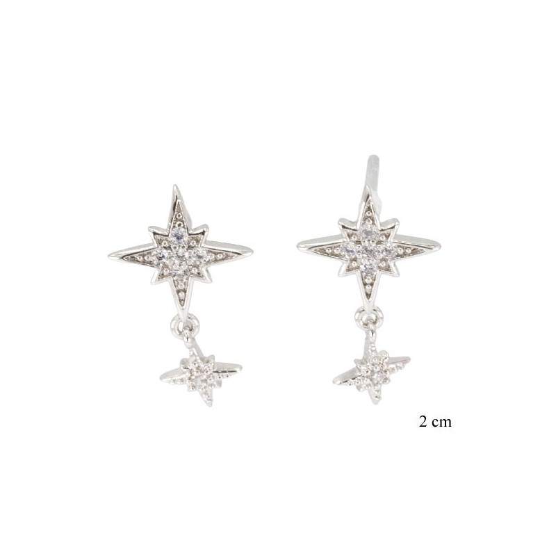 Kolczyki Xuping rodowane - MF10362