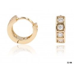 Kolczyki Xuping pozłacane 18k - MF16092