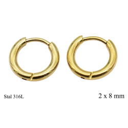 Kolczyki Stal 316L - MF41090A