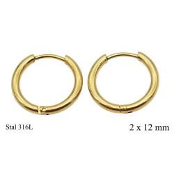 Kolczyki Stal 316L - MF41090B