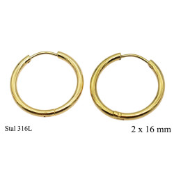 Kolczyki Stal 316L - MF41090C