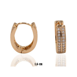 Kolczyki Xuping pozłacane 18k - MF40192