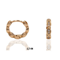 Kolczyki Xuping pozłacane 18k - MF40258-3