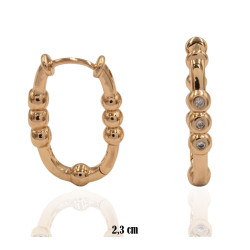 Kolczyki Xuping pozłacane 18k - MF40390