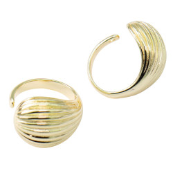 Pierścionek CM miedź pozłacana 14k - MF41579