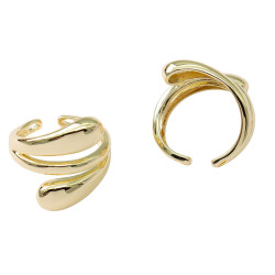 Pierścionek CM miedź pozłacana 14k - MF41570