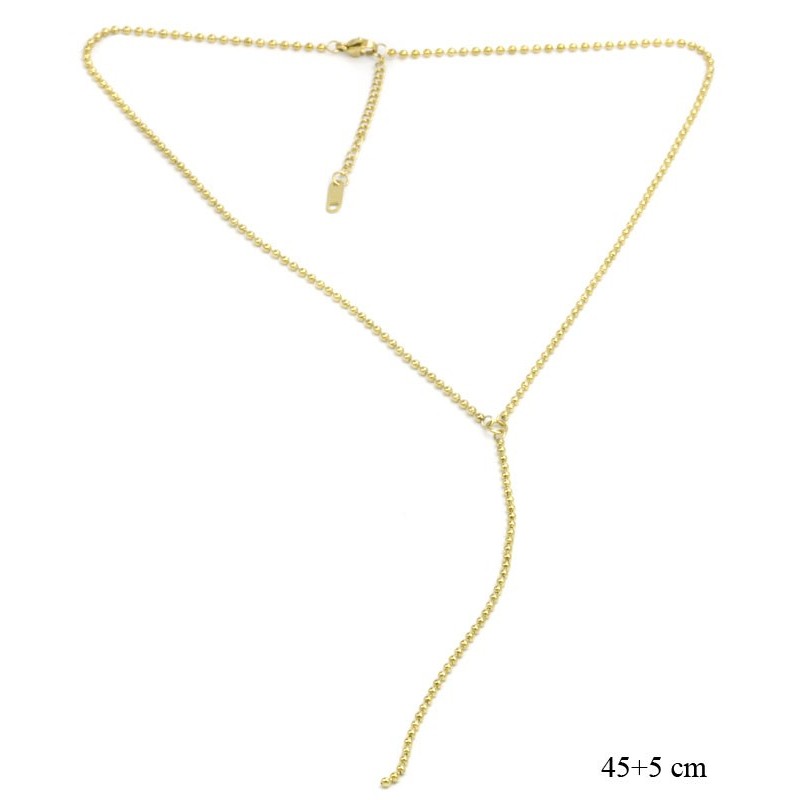 Naszyjnik ze stali chirurgicznej - FM10539