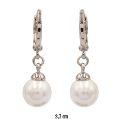 Kolczyki Xuping rodowane - MF40333