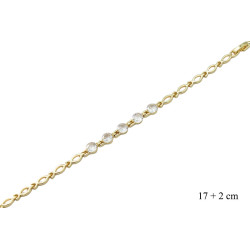 Bransoletka Merebilo CM miedź pozłacana 14k - MF41451