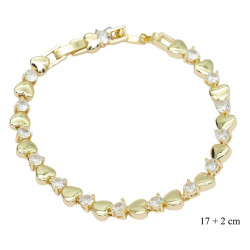 Bransoletka Merebilo CM miedź pozłacana 14k - MF41422