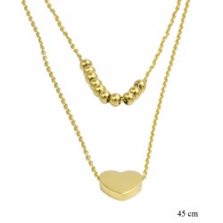 Naszyjnik ze stali chirurgicznej - FM5733AG