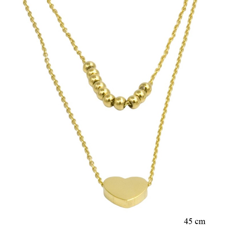 Naszyjnik ze stali chirurgicznej - FM5733AG