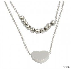 Naszyjnik ze stali chirurgicznej - FM5733AS