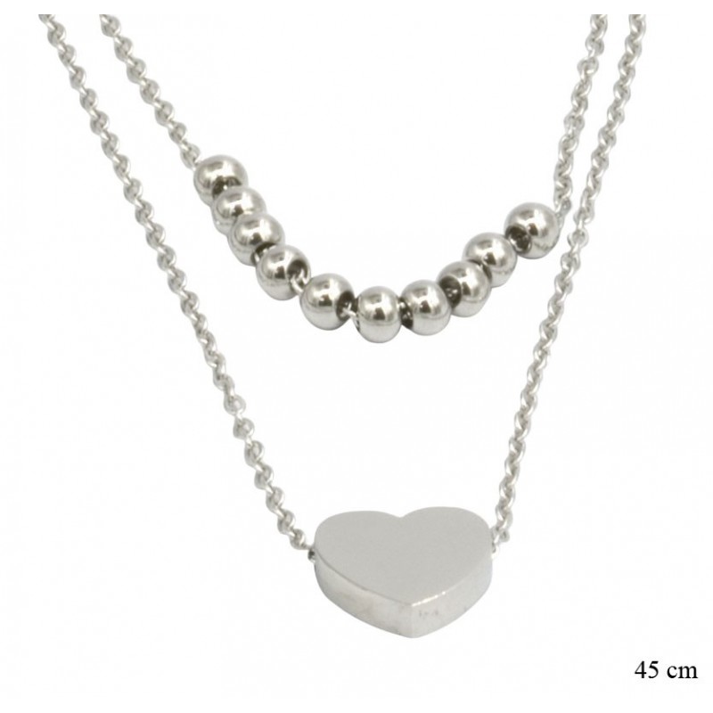 Naszyjnik ze stali chirurgicznej - FM5733AS