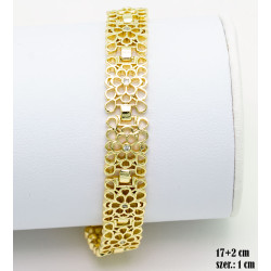 Bransoletka Merebilo CM miedź pozłacana 14k - MF41408