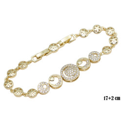 Bransoletka Merebilo CM miedź pozłacana 14k - MF41404