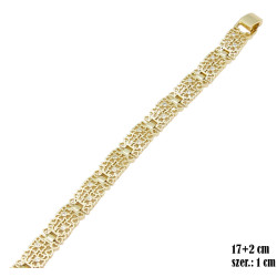 Bransoletka Merebilo CM miedź pozłacana 14k - MF41412