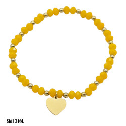 Bransoletka Merebilo Stal 316L [serce] - MF26298-A22