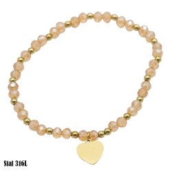 Bransoletka Merebilo Stal 316L [serce] - MF26298-B2