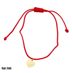 Bransoletka Merebilo Stal 316L [serce] - MF32430-XR