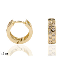 Kolczyki CM miedź pozłacana 14k - MF41502 - Hurt