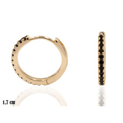 Kolczyki CM miedź pozłacana 14k - MF41531 - Hurt