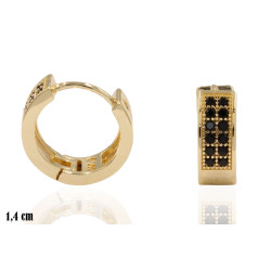 Kolczyki CM miedź pozłacana 14k - MF41535 - Hurt