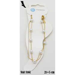 Bransoletka Merebilo na kostkę Stal 316L - MF35604 - Hurt