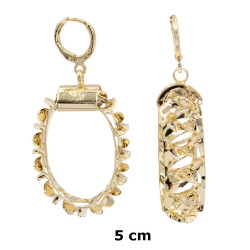 Kolczyki CM miedź pozłacane 14k - MF41552 - Hurt