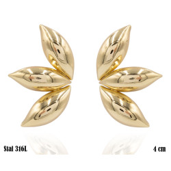 Kolczyki CM miedź pozłacane 14k - MF41591 - Hurt