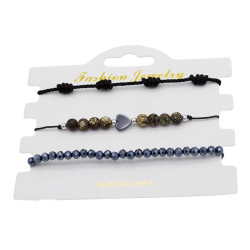 Zestaw 3 bransoletek - MF31614BB